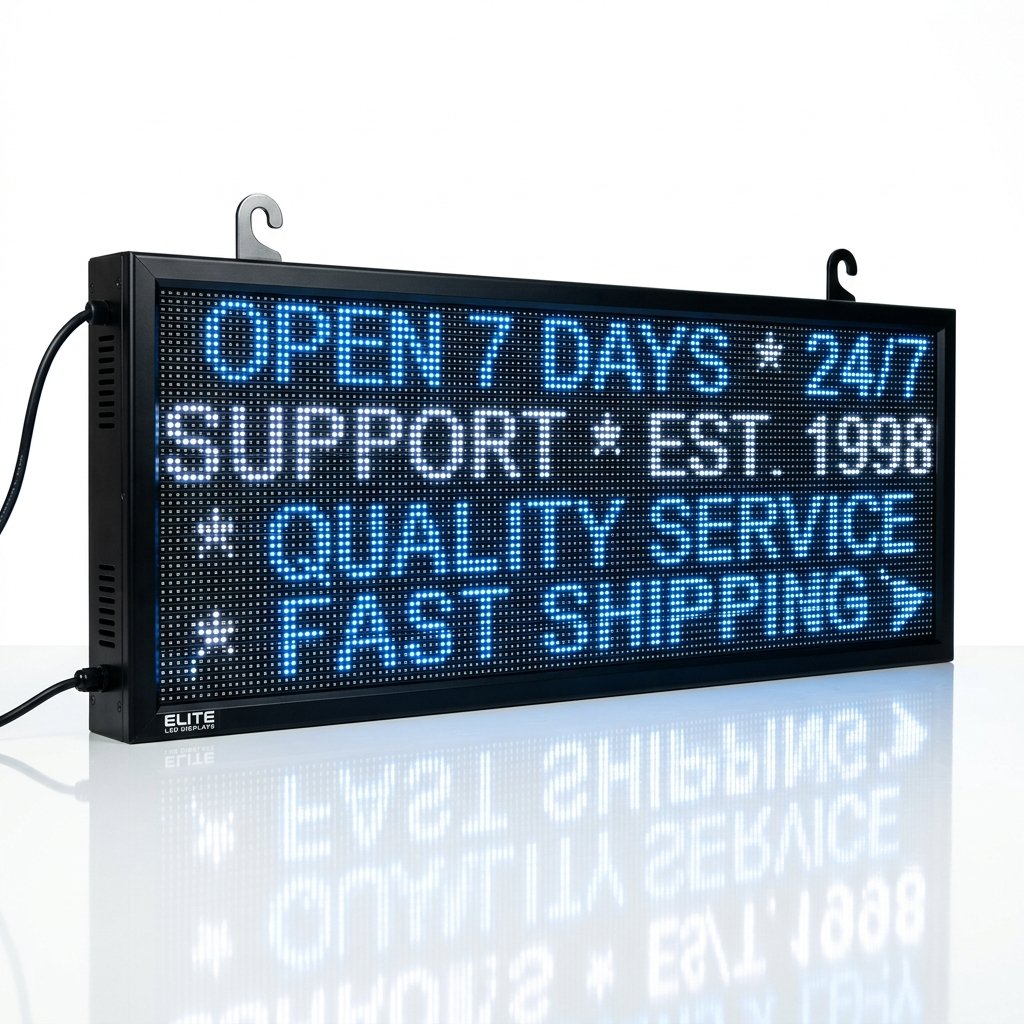 Programmable LED Sign Display Close-up