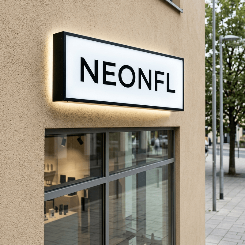 Storefront LED Sign Cabinet Lightbox