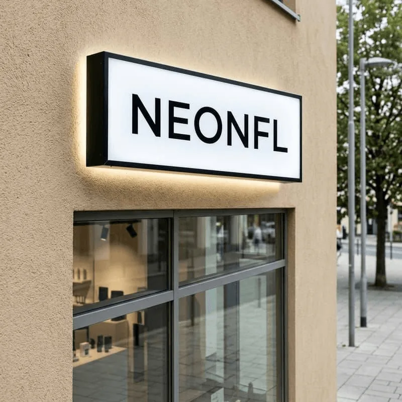 Storefront LED Sign Cabinet Lightbox