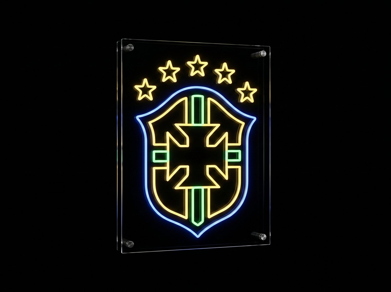 Brazil Soccer Team Neon Sign