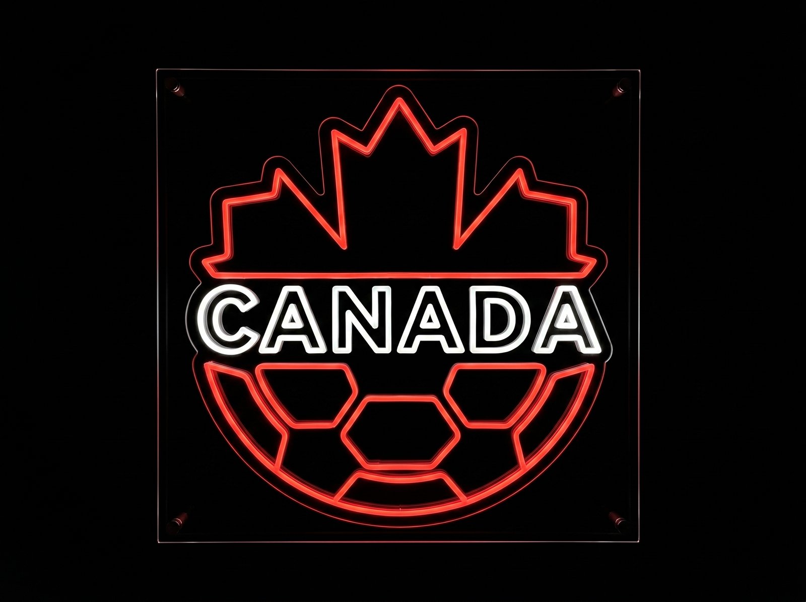 Canada World Cup Celebration Neon Sign