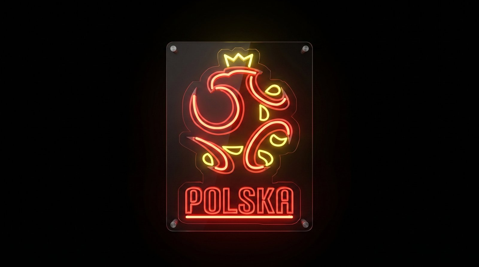 Poland World Cup Celebration Neon Sign