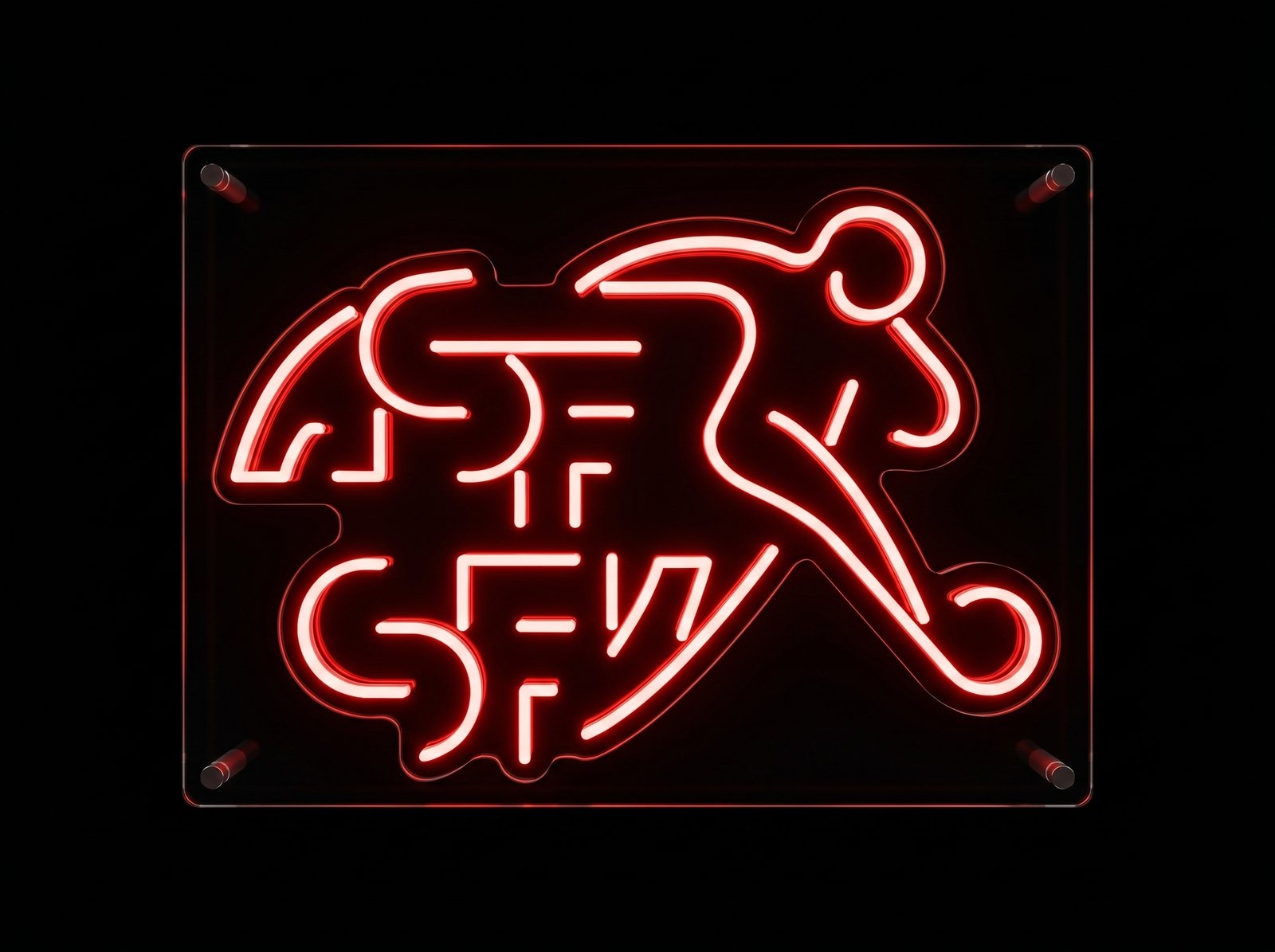 Switzerland World Cup Celebration Neon Sign