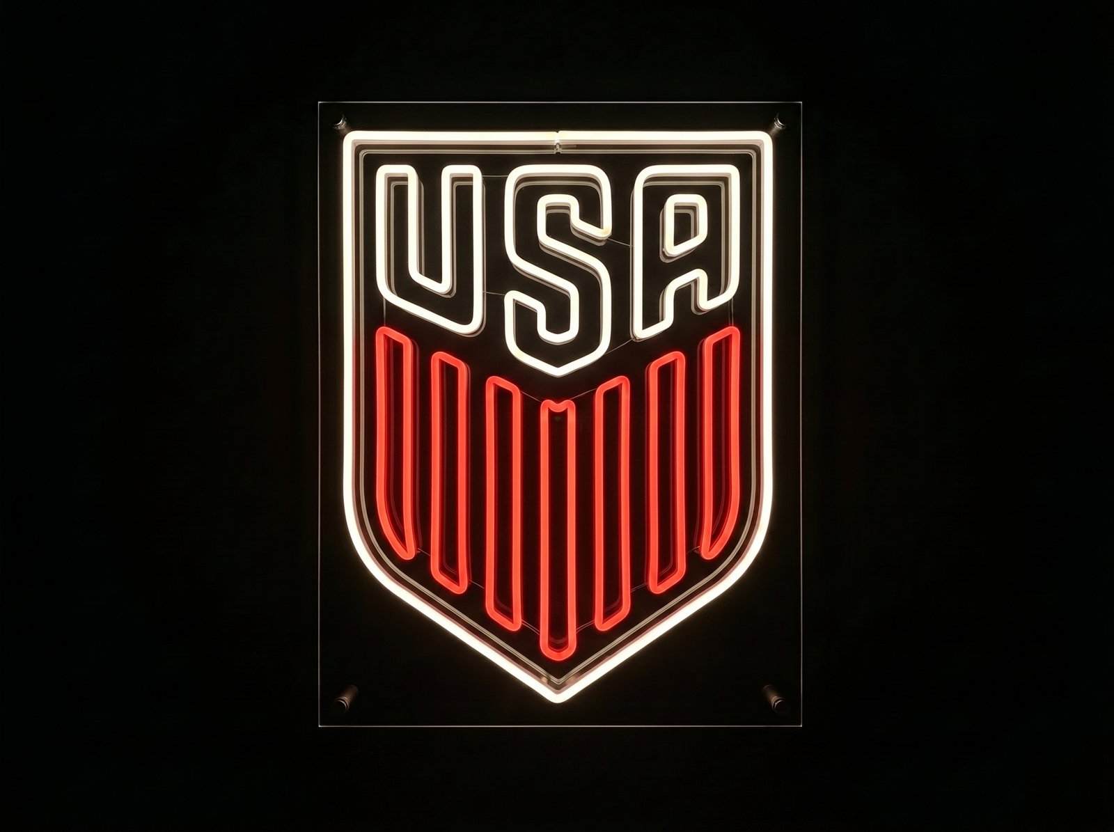 USA Soccer Team Neon Sign
