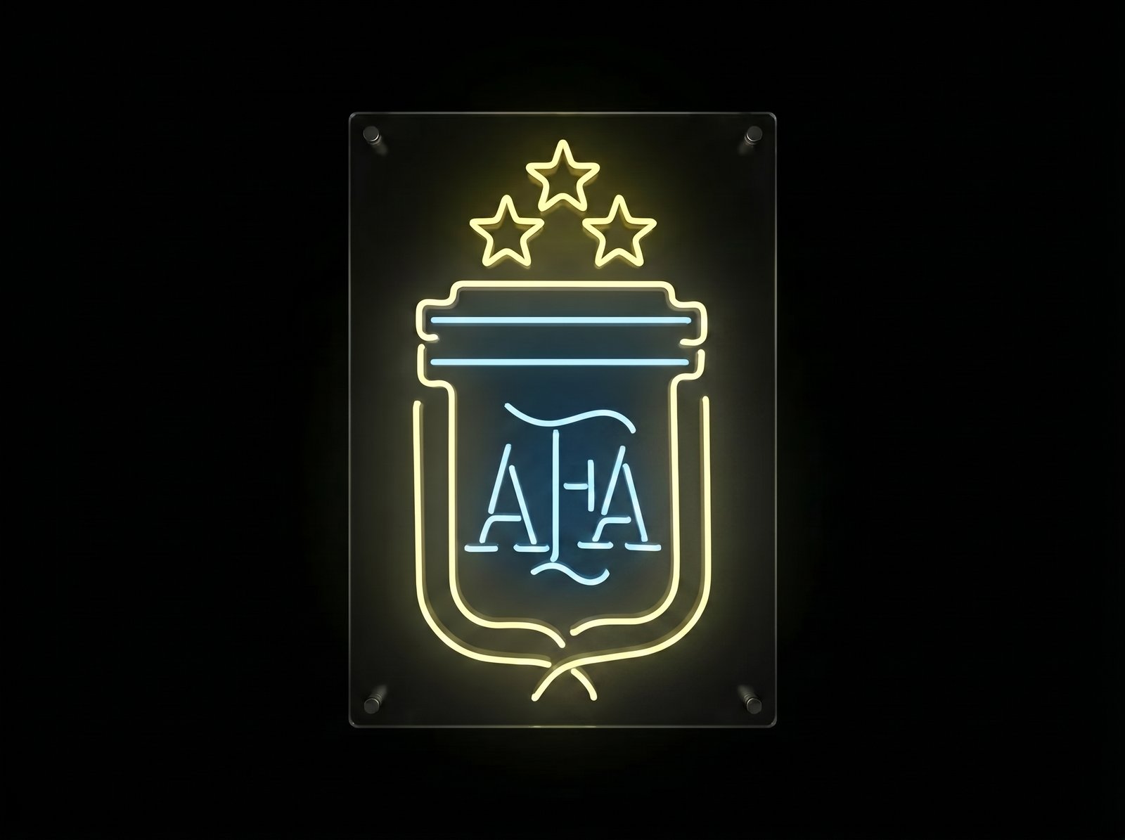 Argentina Soccer Team Neon Sign