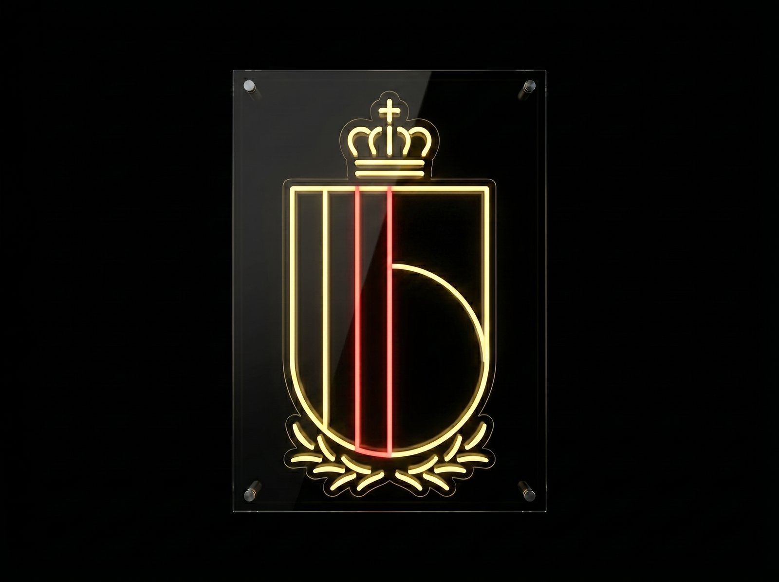 Belgium World Cup Celebration Neon Sign